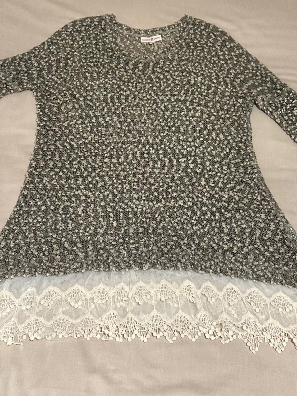 Altar’d States Laced Long Sleeve Top Size S/M